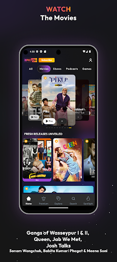 EPIC ON - Originals, Movies Screen 2
