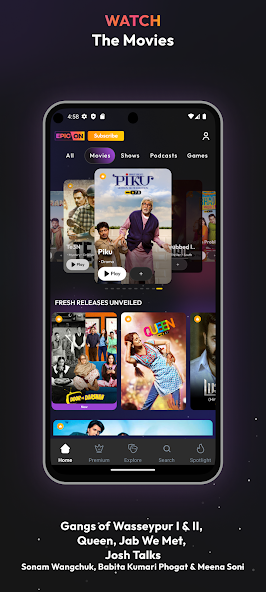EPIC ON - Shows, Movies, Audio 2.1.30 APK + Mod (Unlimited money) untuk android