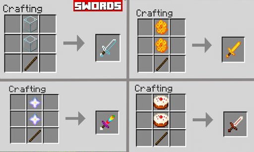 Android application Sword mod for Minecraft PE screenshort