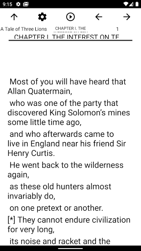 Book, A Tale of Three Lions Screen 2