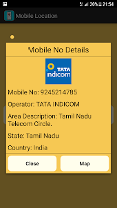 Phone number tracker location