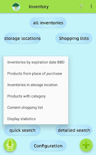 Inventory and Shopping list
