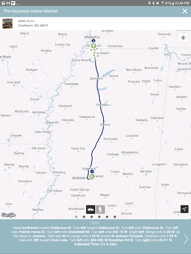Screenshot of Visit Mississippi