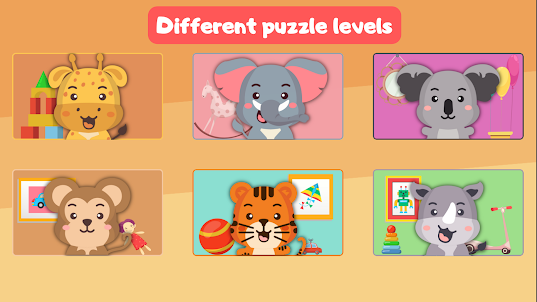 Puzzles de Animales para niños