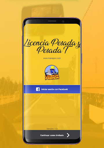 Android application Licencia Pesada y Pesada T screenshort