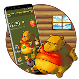 Honey Fat Bear Funny Theme icon