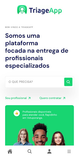 Android application TriageApp screenshort