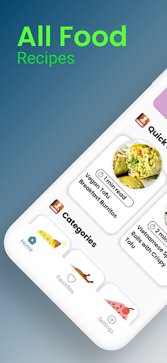 Android application All Food Recipes App screenshort