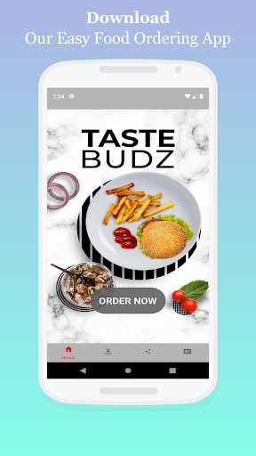 Android application Taste Budz Indians screenshort