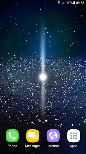 Galaxy 3D Live Wallpaper Screen 2