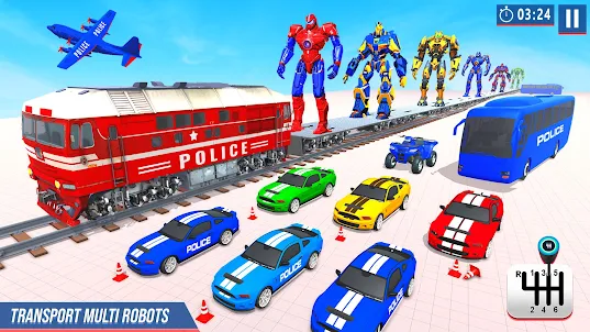 Robot Car Games Transform Game