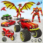 Cover Image of Download Monster Truck Robot Car Game  APK