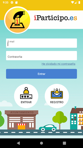 Android application iParticipo screenshort