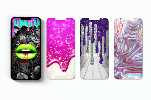 Android application Slime wallpaper HD screenshort