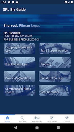 Android application SPL Biz Guide screenshort