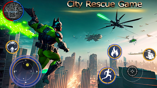 Green Bat : City Crime Fighter Screen 2