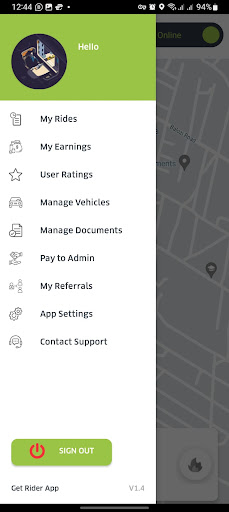 App screenshot