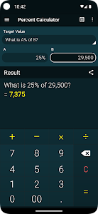 Percent Calculator Unknown