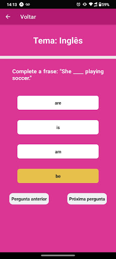 QuizApp Screen 2