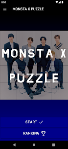 MONSTA X Puzzle Game