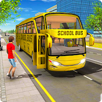 Город школа автобус игра 3d