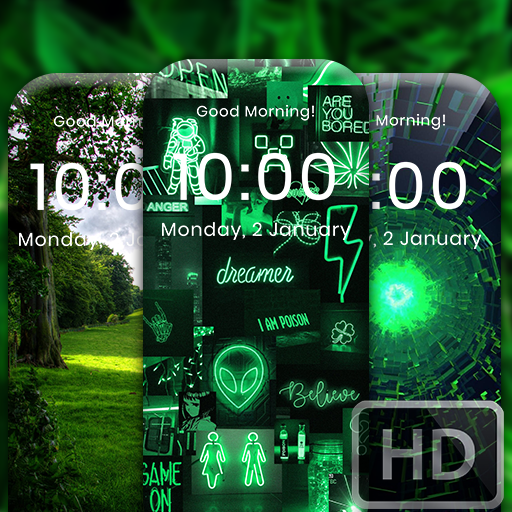 Green Theme HD Wallpaper logo