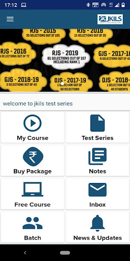 Android application JKILS Institute screenshort