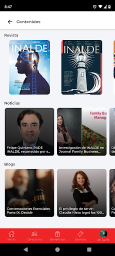 Alumni Inalde Somos Screen 2