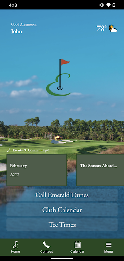 Android application Emerald Dunes Club screenshort
