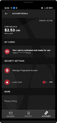 Astratoy Balance Checker