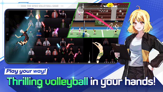 The Spike volleyball story Mod APK all characters unlocked 1
