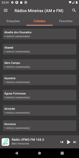 Rádios Mineiras (AM e FM) Screen 2