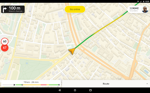 Yandex Pro (Taximeter)—Driver job in taxi for ride 9