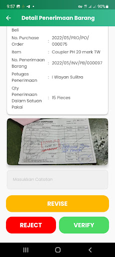 Android application MGP - DEL screenshort