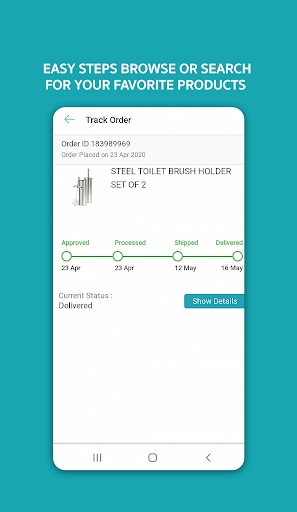 Online Guide Shopping App Screen 3