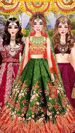 Game screenshot Indian Bride: Dress up Makeup apk download