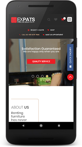 Android application Expats Furniture screenshort