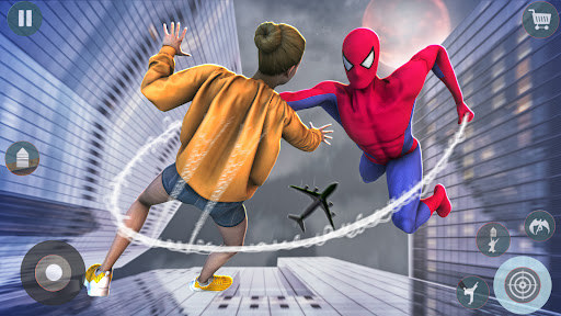 Spider Rope Hero Man Stickman Screen 2