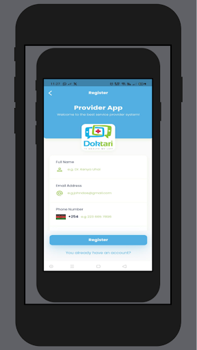 Provider App Screen 3