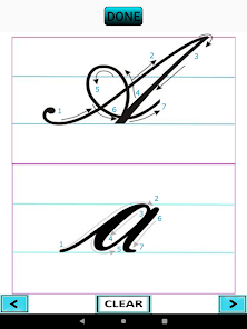 Captura de Pantalla 16 Cursive Calligraphic ABC android