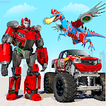 Cover Image of 下载 Flying dino car transform game  APK
