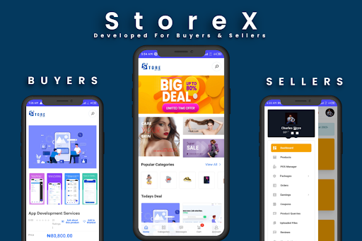 Android application StoreX - Sell Fast, Buy Smart screenshort