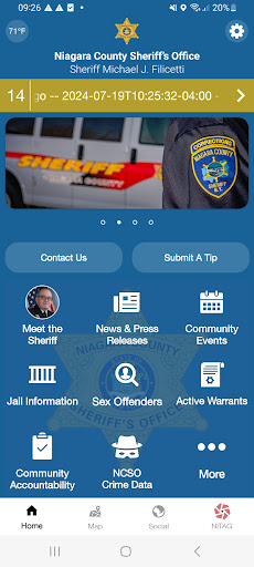 Android application Niagara County NY Sheriff screenshort