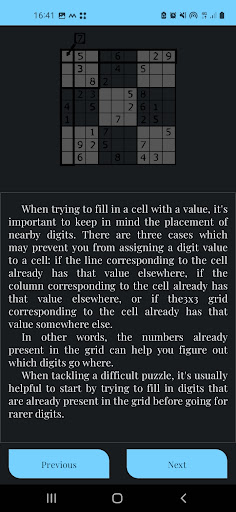 Sudoku Master Screen 2