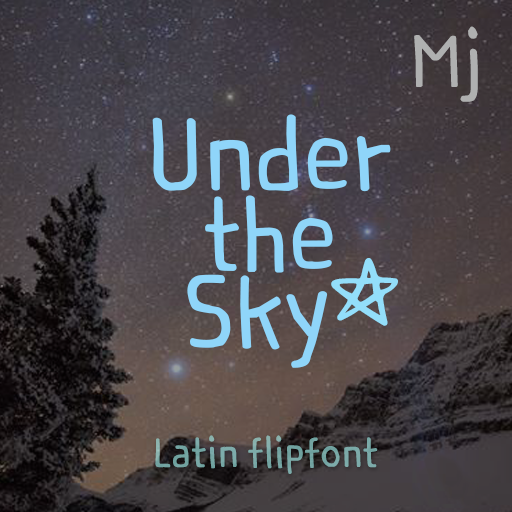 MjUndertheSkyLatin™ Latin Flip logo