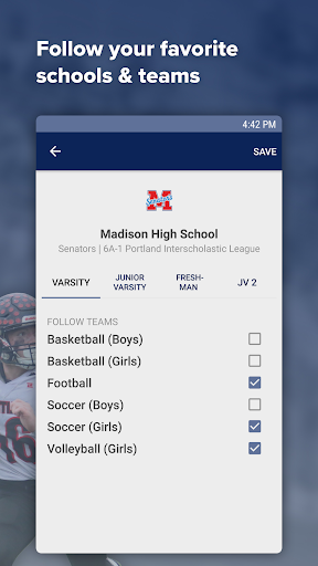 OSAA Live Screen 2