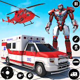 Ambulance Transform Robot Game icon