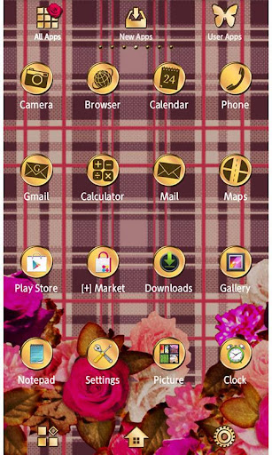 Chic Wallpaper British Rose Screen 2