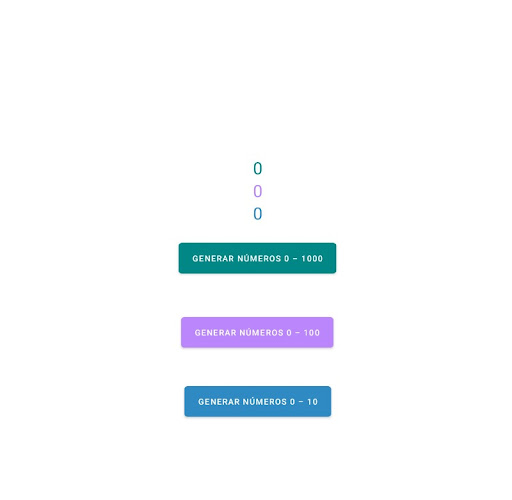 Generate random numbers Screen 2