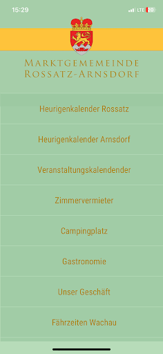 Android application Rossatz screenshort